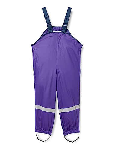 (-40%) Playshoes Matschhose Regenlatzhose Ungefüttert Unisex Kinder Wind- und wasserdichte Regenhose Regenbekleidung, lila, 80