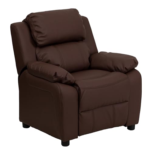 Flash Furniture Kids' Charlie LeatherSoft Recliner Chair for $74 + free shipping