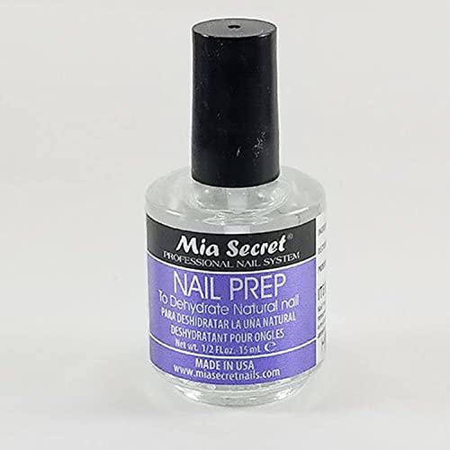 Mia Secret Professional Acid Free Natural Nail Prep Dehydrator, 15ml - Enhanced Bonding Dehydrator for Acrylic Powder and Gel Nail Polish
