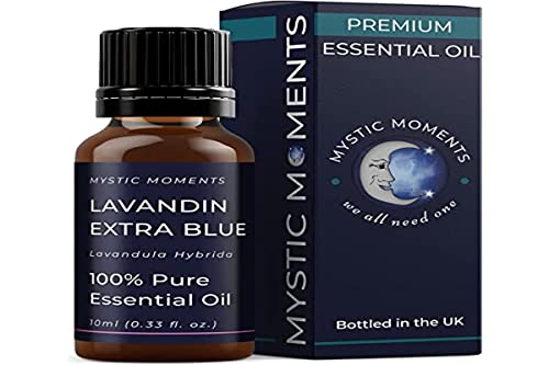 Mystic Moments | Lavandin Extra Blue Essential Oil 10ml (Lavandula hybrida) | 100% Pure Aromatherapy Oil | Strong Floral Lavender Aroma | Relaxing Home Ambience