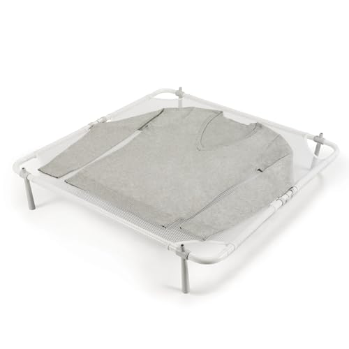 OXO Good Grips Folding Sweater Dryer, White, 26" sq. x 4-1/2" h