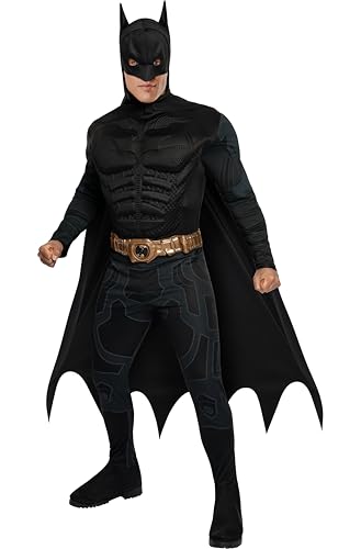Rubies DC Batman The Dark Knight Rises: Batman Costume for Adults, Men's Large