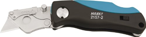 🔥 SELTEN SO GÜNSTIG (-60%) HAZET Mini Klappmesser 2157-2, Schneller Klingentausch, Länge 100 mm