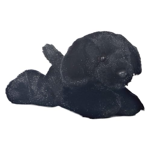 Aurora® Adorable Mini Flopsie™ Blackie™ Stuffed Animal - Playful Ease - Timeless Companions - Black 8 Inches