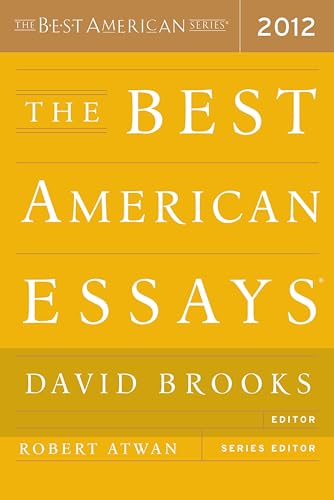 The Best American Essays 2012 book cover