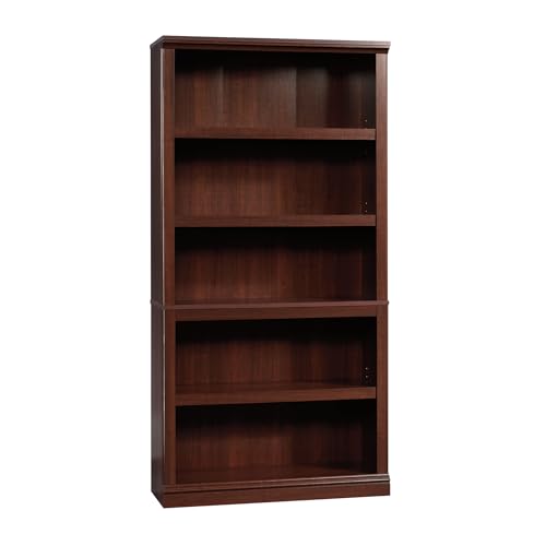 Sauder Miscellaneous Storage 5-Shelf Bookcase/ Book shelf, Select Cherry finish