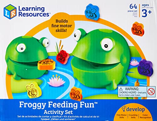 Learning Resources Froggy Feeding Fun Game, Set of 646 in 1 STEM Robot Building Kit, 780 PCS APP &amp; Remote Control S