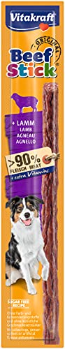 (-18%) Vitakraft Beef Stick Original, Hundeleckerli, Fleischstick vom Lamm, Hunde Trainingsleckerli, ohne Zusatz von Zucker (1x 12g)