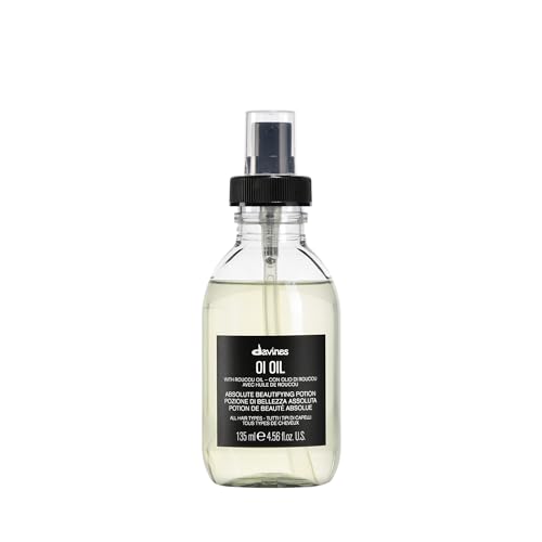 Davines OI Oil | Weightless Hair Oil Perfect for Dry Hair, Coarse & Curly Hair Types | Anti-Frizz for Soft, Shiny Hair | 4.56 Fl Oz (Pack of 1)