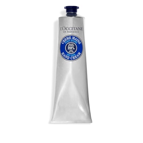 L'OCCITANE 20% Organic Shea Butter Hand Cream, Nourishes & Protects Dry Hands, Fast-Absorbing