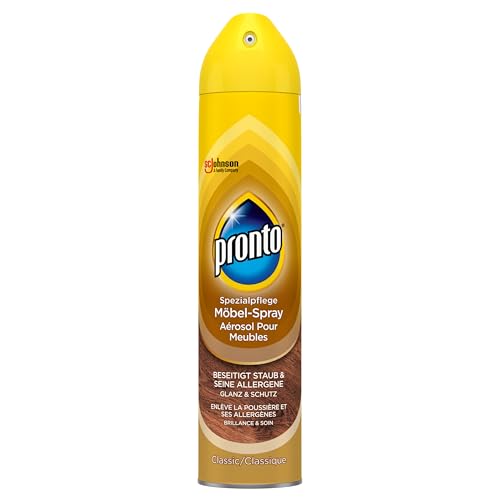 🔥 STARKER PREIS (-38%) Pronto Glanz-Pflege Classic für alle Holzflächen, Holzpflege, Oberflächenreiniger für Möbel, 1er Pack (1 x 250 ml)