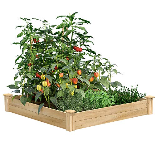 Greenes Fence Original Cedar Raised Garden Bed 4x4