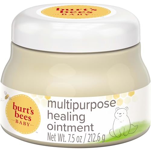Burt's Bees Baby 100% Natural Multipurpose Ointment, Face & Body Baby Ointment – 7.5 Ounce Tub