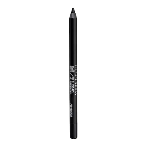 URBAN DECAY 24/7 Glide-On Waterproof Eyeliner Pencil (Perversion - Black Matte) - Smudge-Proof, Transfer-Proof, Smooth No-Tug Formula, Hydrating Vitamin E & Jojoba Oil - 0.04 Oz