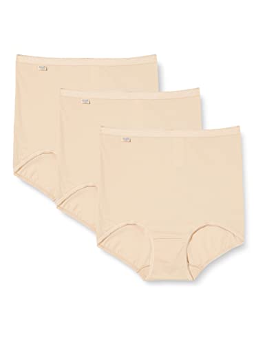 🔥 STARKER PREIS (-67%) Sloggi Damen Unterhose Basic+ Maxi , 3-Pack, 42, Skin
