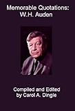 Memorable Quotations Wh Auden