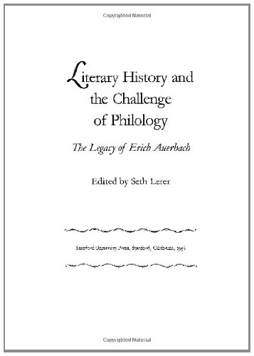 Literary History and the Challenge of Philology (By: Seth Lerer) cover
