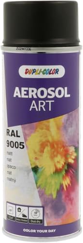 🔥 STARKER PREIS (-49%) DUPLI-COLOR AEROSOL ART RAL 9005 Tiefschwarz matt 400 ml - Sprühfarbe