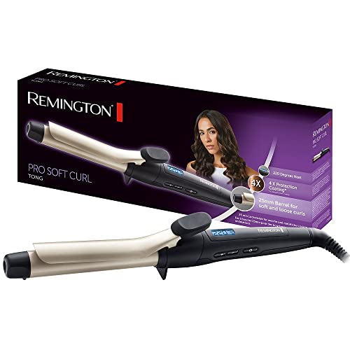(-36%) Remington Lockenstab Pro Soft Curl CI6325, 25 mm, antistatische Keramik-Turmalin-Beschichtung, schwarz/creme | 1er Pack