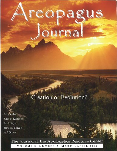 Creation or Evolution? The Areopagus Journal of the Apologetics Resource Center. Volume 5, Number 2. book cover