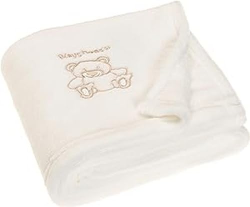 Playshoes 75 Xx 100cm Soft Embroidered Fleece Blanket (Beige)