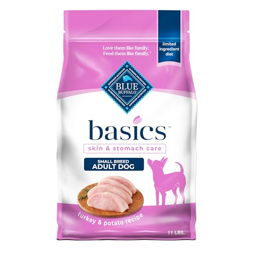 Blue Buffalo Basics Adult Small Breed Limited Ingredient Diet Turkey & Potato Recipe, 11 lb