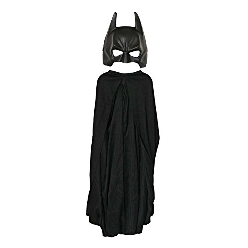 Rubies DC Batman The Dark Knight Rises: Batman Cape and Mask Set for Kids, Boy's No Size
