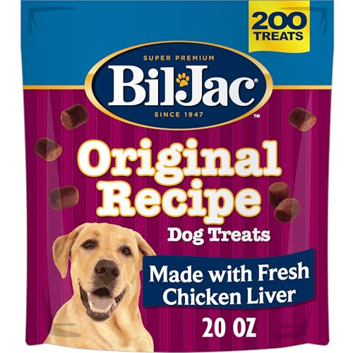 Bil-Jac Original Recipe Soft Dog Treats | Real Chicken Liver | 20 oz Resealable Bag