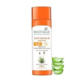 Biotique Sun Shield Aloe vera 30 SPF UVB Sunscreen Ultra Protectective Lotion For Normal to Oily Skin