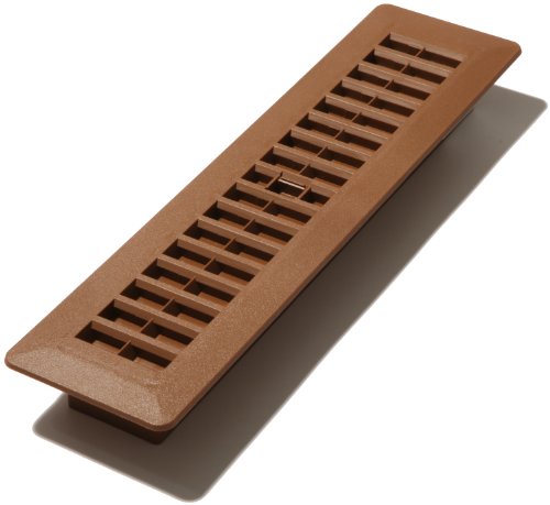 Decor Grates PL212-OB Floor Register, Oak Brown