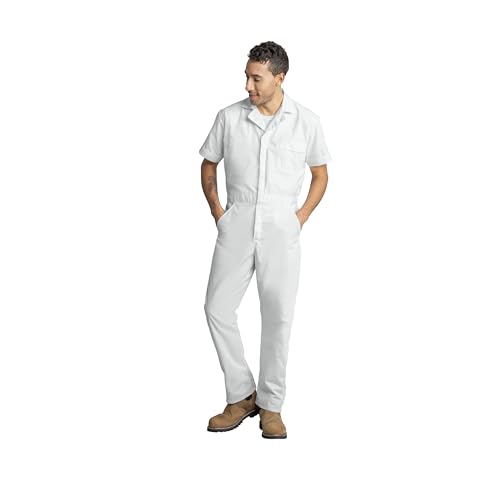 Red Kap Men's Speedsuit, White, Small