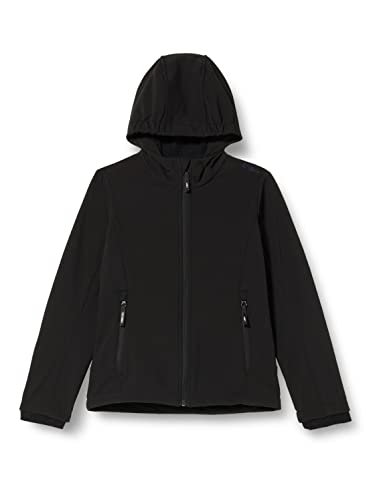 (-28%) CMP - Kid G-Jacke mit fester Kapuze, Schwarz, 140