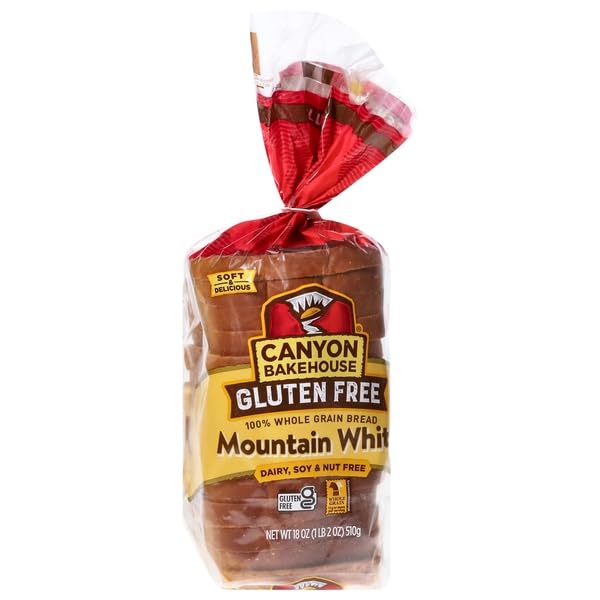 Canyon Bakehouse, Mountain White Bread, Gluten-Free, 18 oz (Frozen)