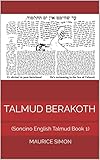 Talmud Berakoth Soncino Babylonian Talmud Book 1 English Edition