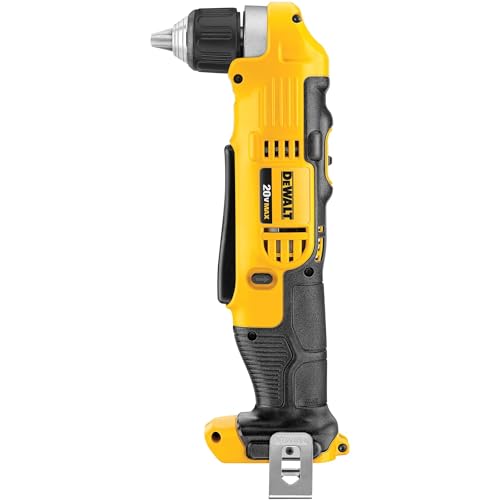 DEWALTDCD740B 20-Volt MAX Li-Ion Right Angle Drill (Tool Only)Cordless Hammer Drill Compatible with Dewalt 20V Max Bat
