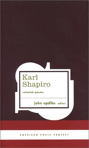 Karl Shapiro book cover