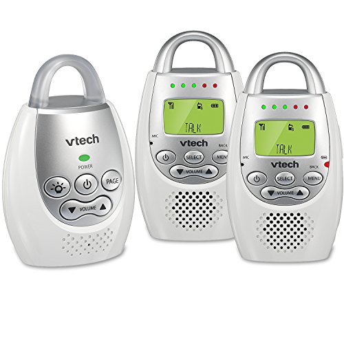 VTech Audio Baby Monitor 3-Piece Set This sound-only baby monitor has a good range and comes with 2