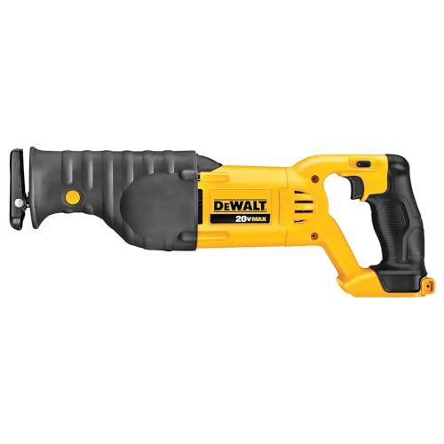 DEWALT 20V MAX Reciprocating Saw, 3,000 Strokes Per Minute, Variable Speed Trigger, Bare Tool Only (DCS380B)