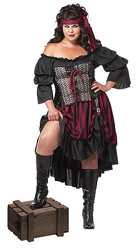 California Costumes Plus Size Pirate Wench Costume 2X Black
