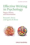 Effective Writing In Psychology Papers Postersand Presentations English Edition