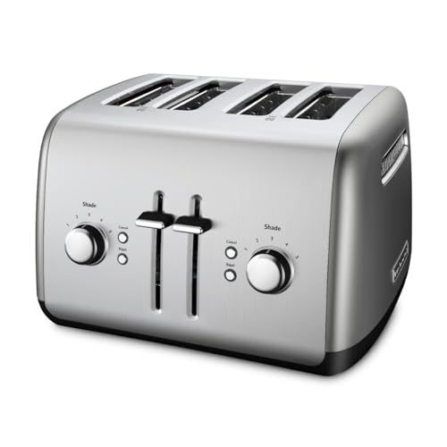 Cuisinart 4 Slice Compact Stainless Steel Toaster (CPT-180P1) Intuitive to Use