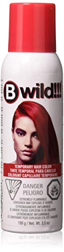 Punky Temporary Hair Color Spray, Cougar Red, Non-Damaging Spray-On Hair Dye Instant Vivid Hair Color, 3.5 oz, 1-Pack