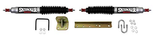 Skyjacker 9200 SKJ M95 Silver Dual Steering Stabilizer Kit for 76-95 Jeep CJ-5, CJ-7 & Wrangler YJ