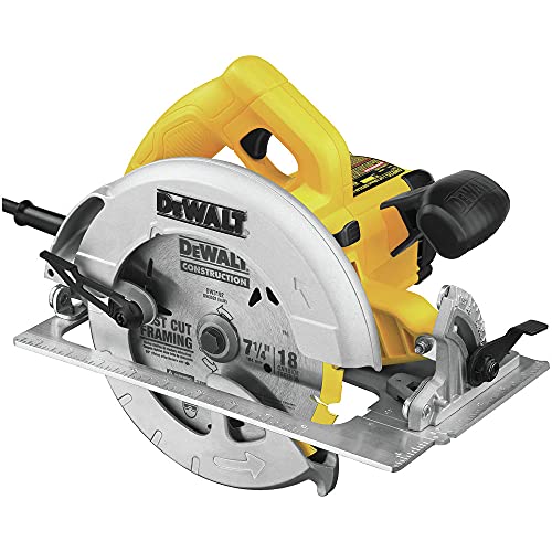 DEWALT 7-1/4-Inch Circular Saw, Lightweight, Corded (DWE575)20V Cordless Circular Saw 5000RPM Rotating Speed 2 Blades 5
