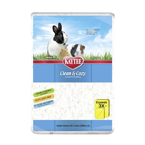 Kaytee Clean & Cozy White Small Animal Bedding An affordable bedding option with