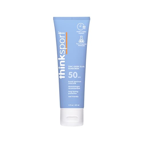 Thinksport SPF 50 Mineral Sunscreen – Safe, Natural ...