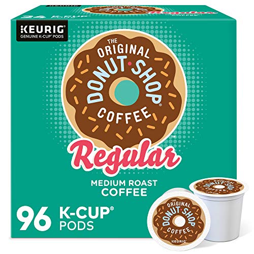 The Original Donut Shop Regular Keurig Single-Serve K-Cup Pods, Medium Roast Coffee, 96 Count