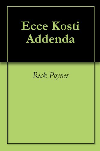 Ecce Kosti Addenda book cover