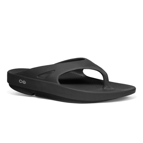 OOFOS OOriginal Recovery Sandal, Black - Women’s Size 9, Men’s Size 7