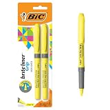 BIC Brite Liner Grip Highlighters 2-Count
